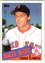 1985 Topps Baseball Cards      181     Roger Clemens RC